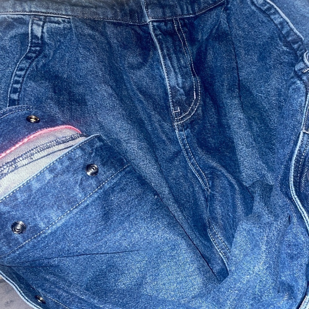 New! We the free- Time Warp Wide Leg Jeans Buttons TO THE SIDE 👖 Sz 26 NWT - Picture 6 of 7